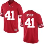 NCAA Ohio State Buckeyes Men's #41 Hayden Jester Red Nike Football College Jersey UID8545UB